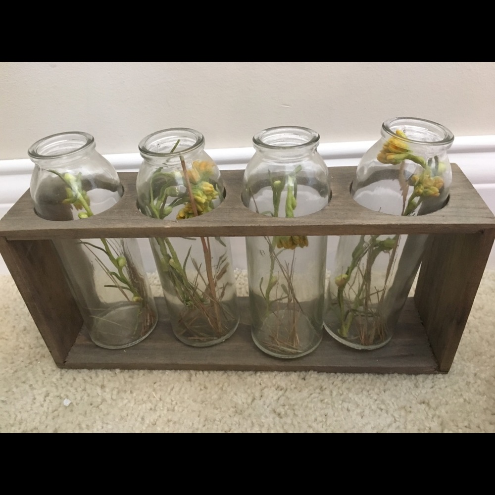 Home Decor from World Market - Vases flowers wood